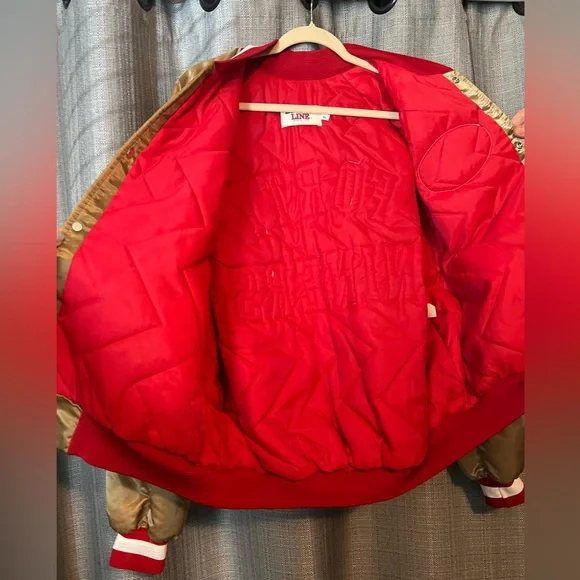 Vintage San Francisco 49ers Locker Line Good Satin Jacket Size XL - Picture 7 of 12
